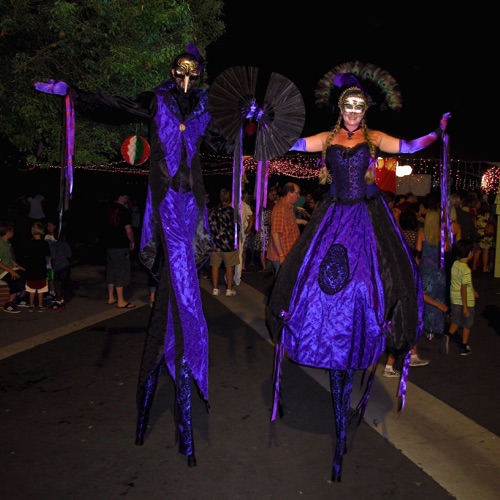 Purple & Black Masquerade